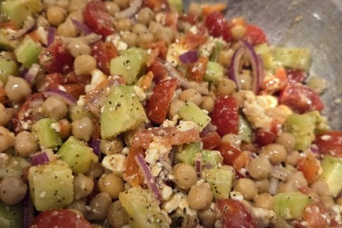 Cliquez pour zoomer ! Salade de pois chiches Thermomix par marie1217