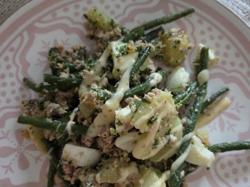 Cliquez pour zoomer ! Pommes de terre et haricots verts à l’ail et au persil Thermomix par marie1217