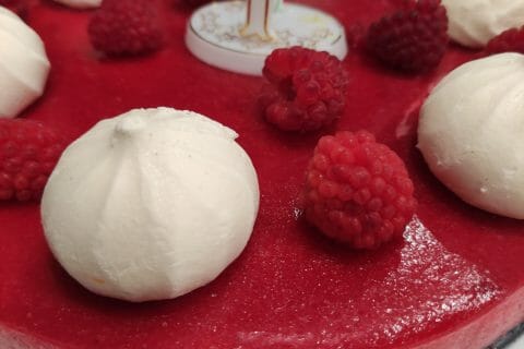 Cliquez pour zoomer ! Bavarois aux framboises Thermomix par mimi070493