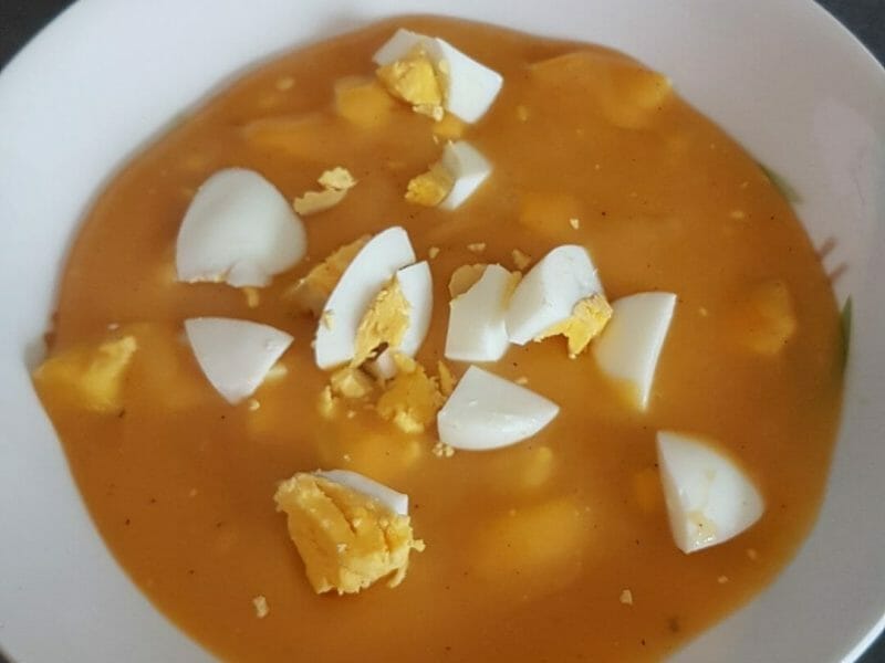 Cliquez pour zoomer ! Soupe aux oeufs et à la coriandre Thermomix par danabreizh35