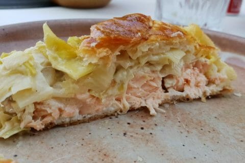 Cliquez pour zoomer ! Feuilleté saumon et poireaux Thermomix par GrumpyBlondie