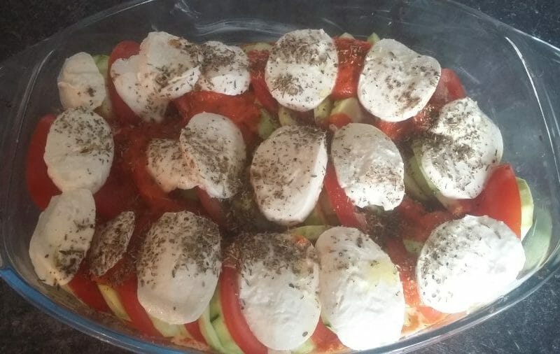 Cliquez pour zoomer ! Tian de légumes et mozarella Thermomix par zazavip