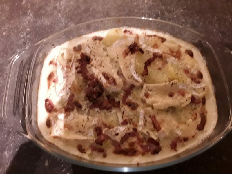 Cliquez pour zoomer ! Gratin de pommes de terre à la normande Thermomix par zazavip