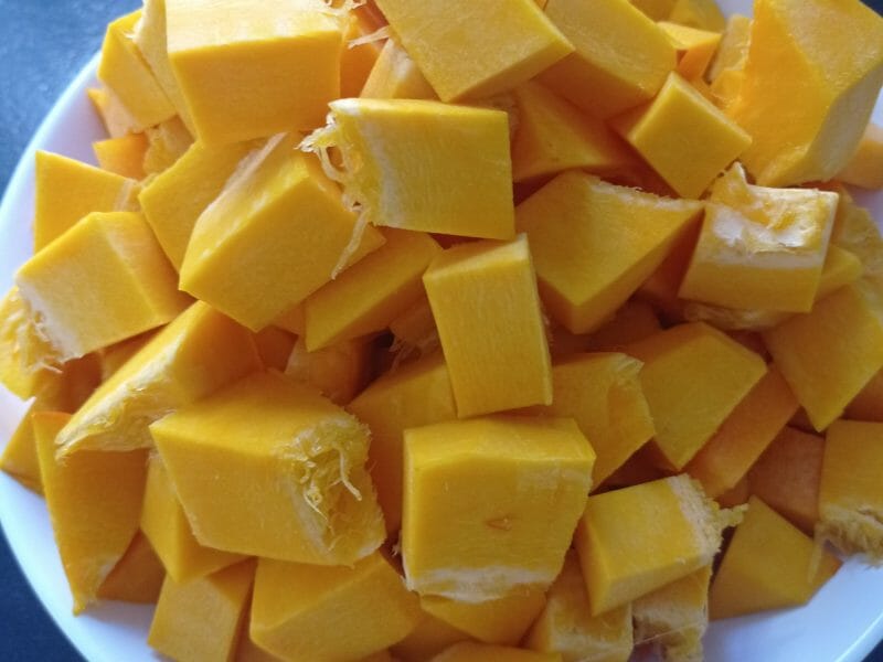 Cliquez pour zoomer ! Crumble de butternut au chorizo Thermomix par carambar10