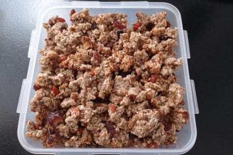 Cliquez pour zoomer ! Granola dattes et banane Thermomix par carambar10
