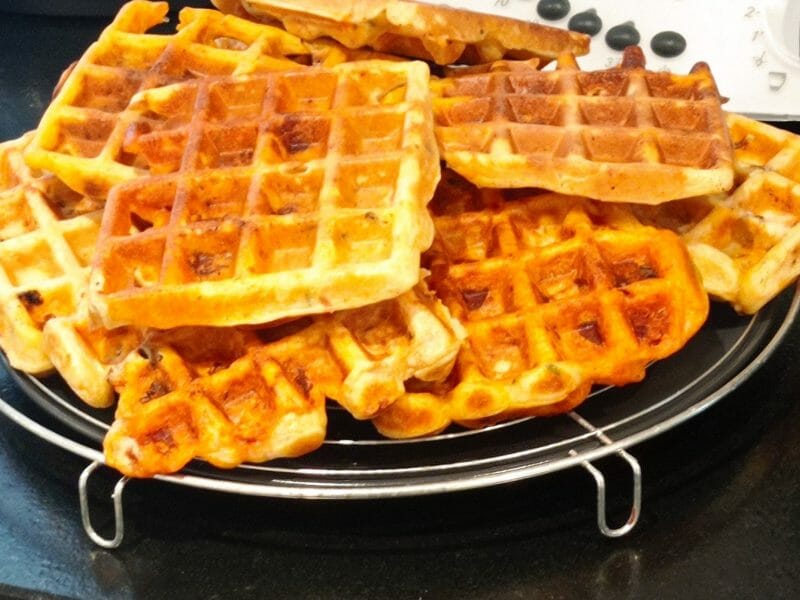 Cliquez pour zoomer ! Gaufres au chorizo Thermomix par carambar10