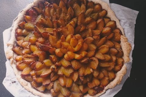 Cliquez pour zoomer ! Tarte aux quetsches Thermomix par carambar10