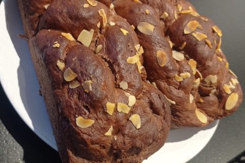 Cliquez pour zoomer ! Brioche tout chocolat Thermomix par carambar10