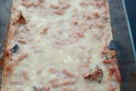 Cliquez pour zoomer ! Clafoutis aubergines et tomates Thermomix par carambar10