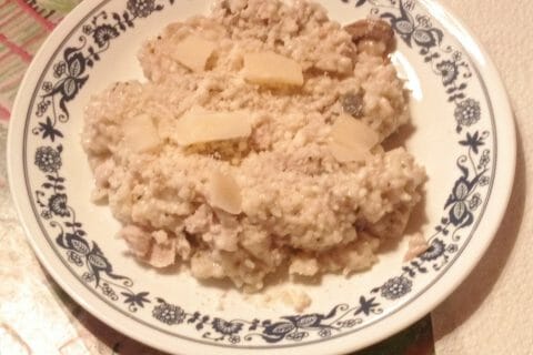 Cliquez pour zoomer ! Risotto poulet et champignons Thermomix par carambar10