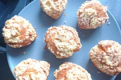 Cliquez pour zoomer ! Muffins aux pommes façon crumble Thermomix par carambar10
