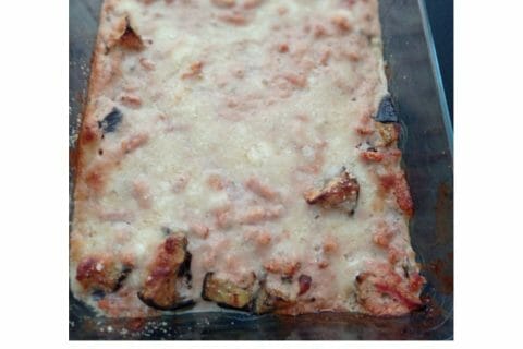 Cliquez pour zoomer ! Clafoutis aubergines et tomates Thermomix par carambar10