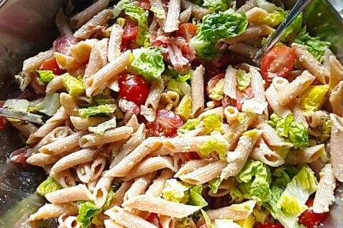 Cliquez pour zoomer ! Salade de penne à l’italienne Thermomix par carambar10