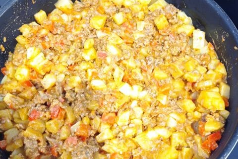 Cliquez pour zoomer ! Boeuf aux poivrons et pommes de terre Thermomix par carambar10