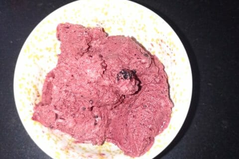 Cliquez pour zoomer ! Glace aux myrtilles Thermomix par carambar10