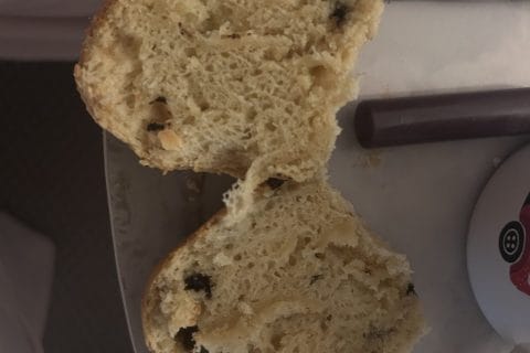 Cliquez pour zoomer ! Brioche mascarpone et fruits confits Thermomix par picasousou