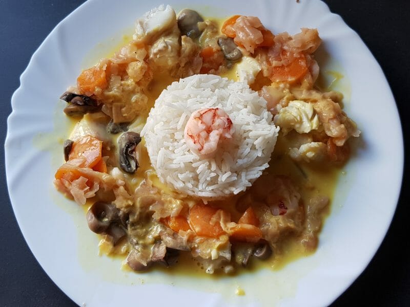 Cliquez pour zoomer ! Blanquette de lotte Thermomix par Mélanie