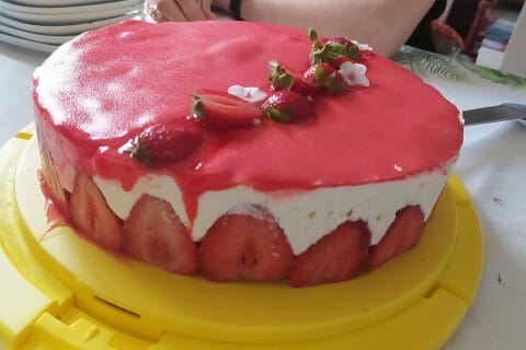 Cliquez pour zoomer ! Fraisier Thermomix par Lauremora
