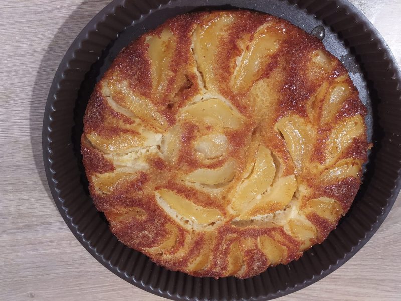 Cliquez pour zoomer ! Gâteau renversé aux poires Thermomix par Lauremora