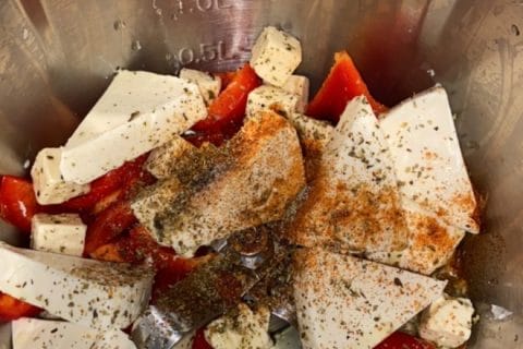 Cliquez pour zoomer ! Crème de poivrons à la feta Thermomix par jennak