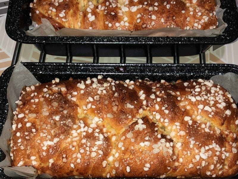 Cliquez pour zoomer ! Brioche tressée à la mie filante Thermomix par kary58