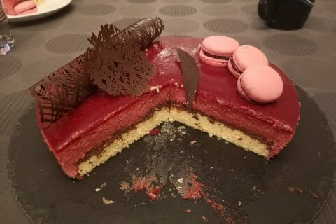 Cliquez pour zoomer ! Bavarois aux framboises Thermomix par Cédric