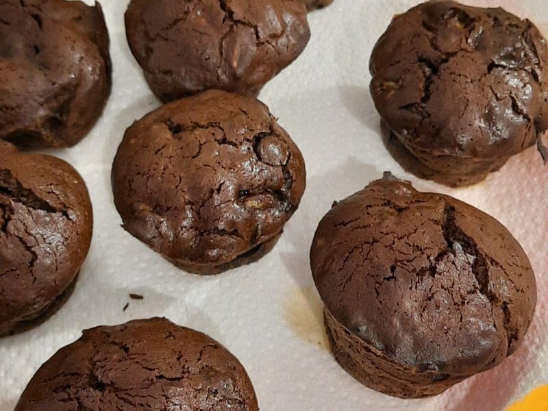 Cliquez pour zoomer ! Browfins choco banane et pécan Thermomix par Mimi_Raf_Al