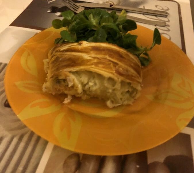 Cliquez pour zoomer ! Feuilleté saumon et poireaux Thermomix par Didi9741