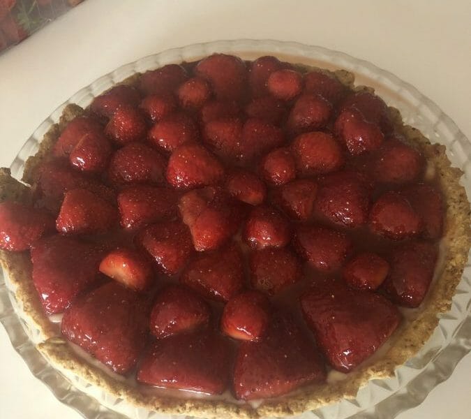 Cliquez pour zoomer ! Tarte aux fraises Thermomix par Didi9741