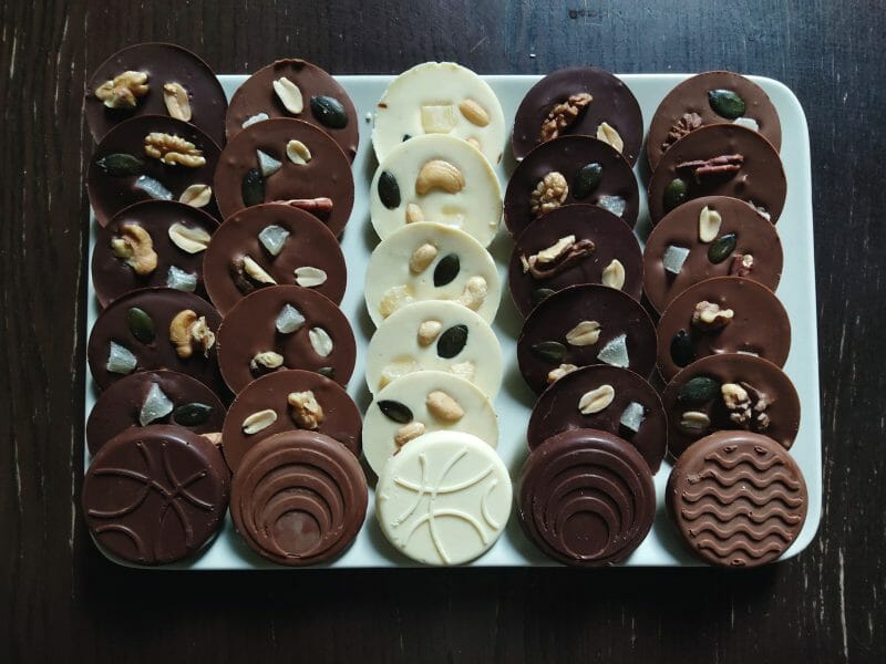 Cliquez pour zoomer ! Mendiants au chocolat Thermomix par anne_382