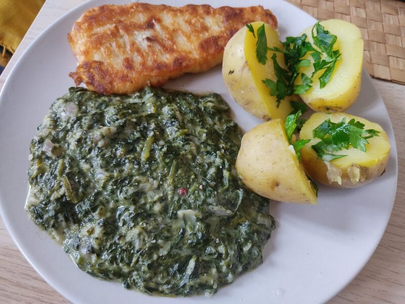 Cliquez pour zoomer ! Épinards frais à la crème Thermomix par anne_382