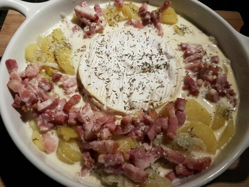 Gratin de pommes de terre à la normande au Thermomix - Cookomix
