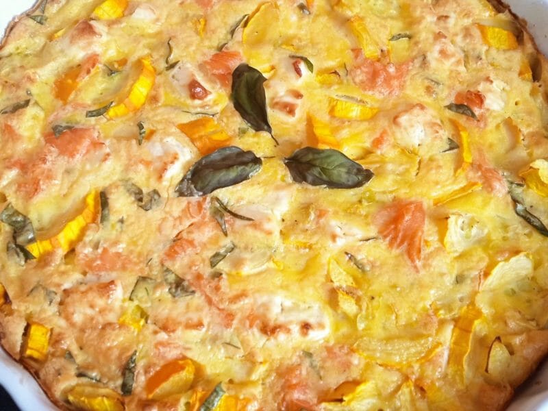 Cliquez pour zoomer ! Clafoutis courgettes et feta Thermomix par mandinette19