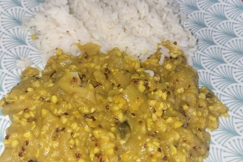 Cliquez pour zoomer ! Dhal d’aubergine et de lentilles corail Thermomix par emi_vas