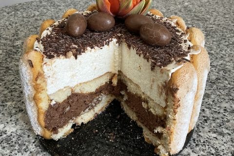 Charlotte poire chocolat au Thermomix