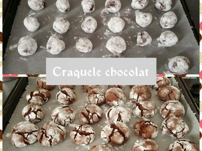 Cliquez pour zoomer ! Craquelés au chocolat Thermomix par Laure34