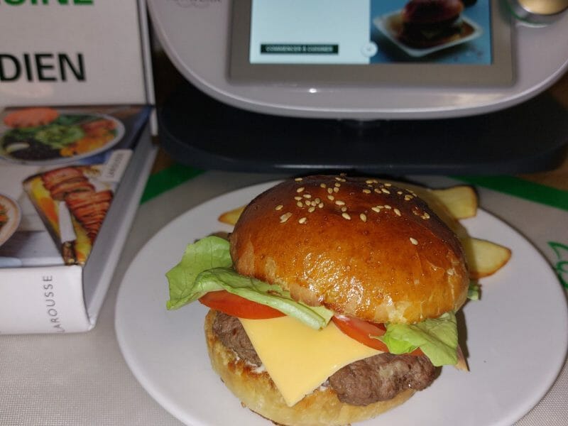 Cliquez pour zoomer ! Pains hamburger Thermomix par chacha00555