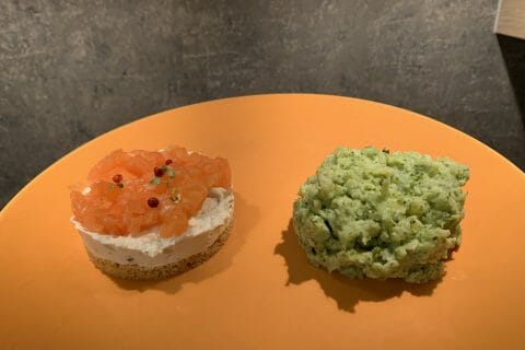 Cliquez pour zoomer ! Cheesecake au saumon sans cuisson Thermomix par Marie