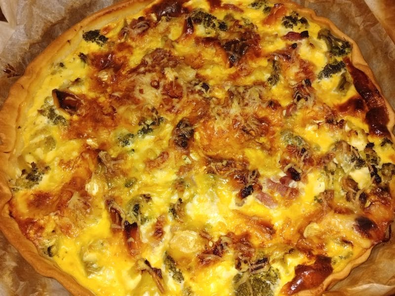 Cliquez pour zoomer ! Tarte aux brocolis et roquefort Thermomix par karine1984