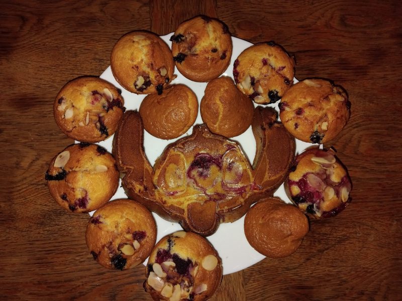 Cliquez pour zoomer ! Gâteau amandes et fruits rouges Thermomix par karine1984