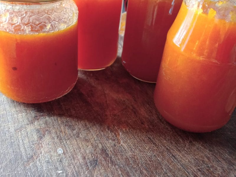 Cliquez pour zoomer ! Confiture pêches et abricots Thermomix par karine1984
