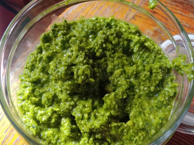 Cliquez pour zoomer ! Pesto d’épinards Thermomix par karine1984