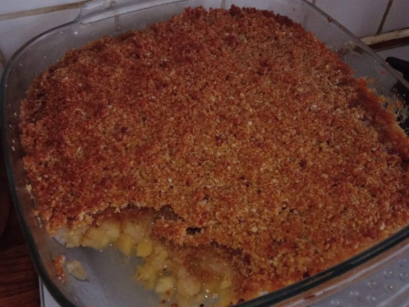 Cliquez pour zoomer ! Crumble coco, poires et pommes Thermomix par karine1984