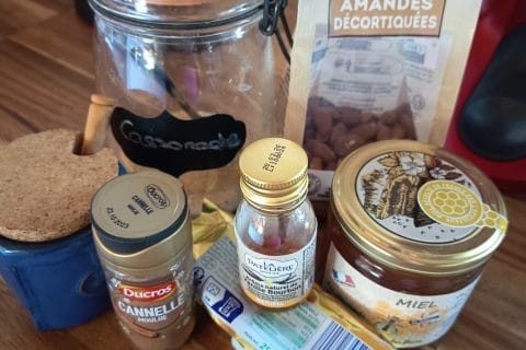 Cliquez pour zoomer ! Amandes grillées à la cannelle et au miel Thermomix par Raf à L