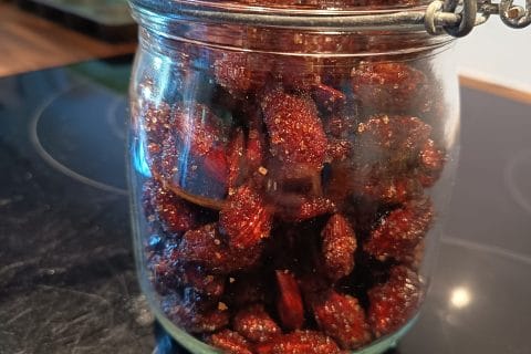 Cliquez pour zoomer ! Amandes grillées à la cannelle et au miel Thermomix par Raf à L