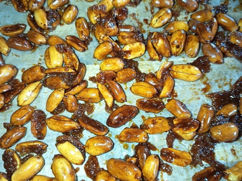 Cliquez pour zoomer ! Amandes grillées à la cannelle et au miel Thermomix par Raf à L