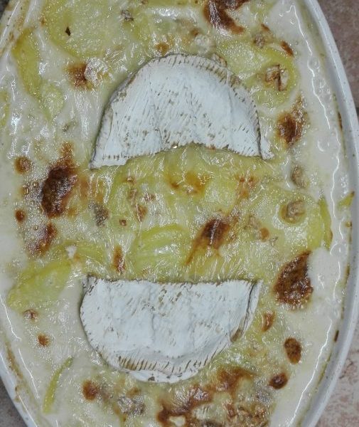 Cliquez pour zoomer ! Gratin de pommes de terre à la normande Thermomix par Chnibette