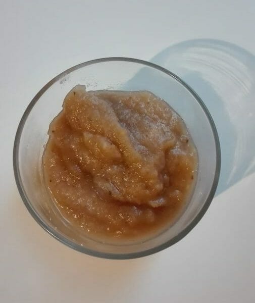 Cliquez pour zoomer ! Compote de pommes, bananes et miel Thermomix par Chnibette