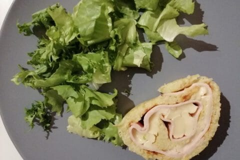 Cliquez pour zoomer ! Roulé de pommes de terre, jambon et reblochon Thermomix par Chnibette