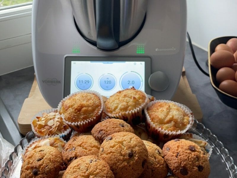 Cliquez pour zoomer ! Cookies à la noix de coco et pépites de chocolat Thermomix par Alev